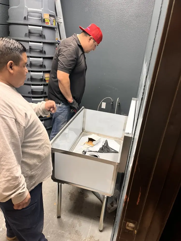 Commercial plumbing and sink installation in Fox Fields